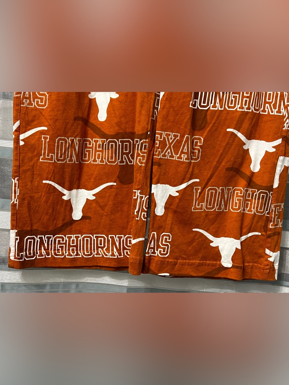 University of Texas Longhorns Burnt Orange Lounge Pants / PJ Bottoms - Picture 5 of 11